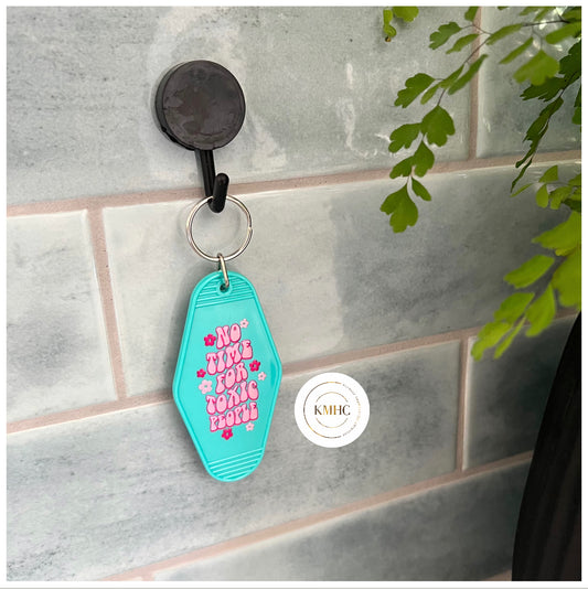 Retro Motel Keyring